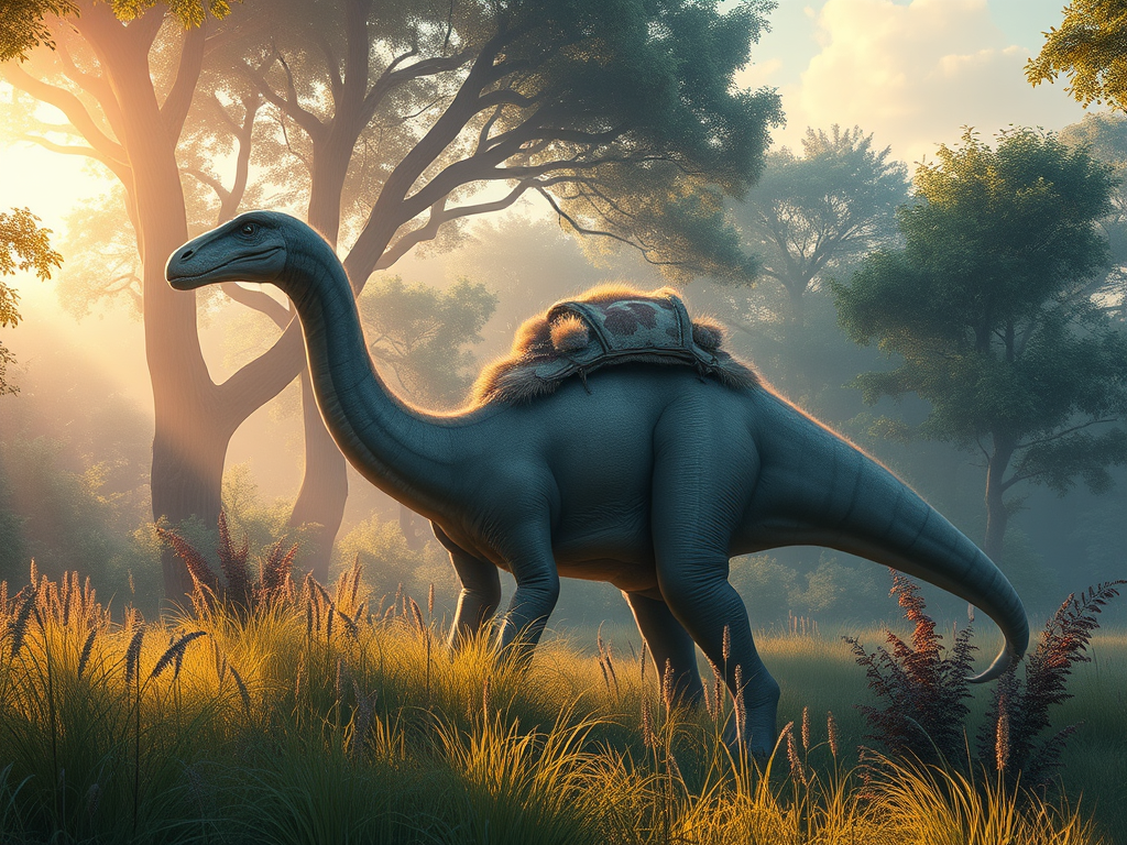 Sonnet to the Brontosaur, My Noble Steed