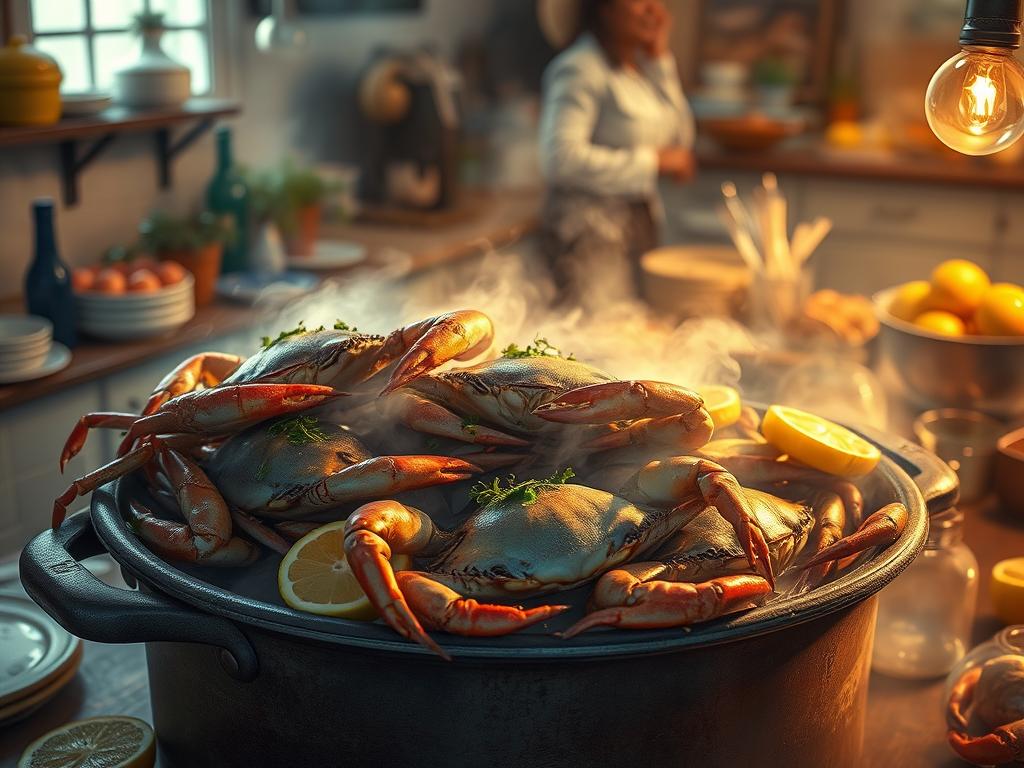 Pantry Psalm: The Ballad of the Bountiful Bushel of Bingo-Won Crabs