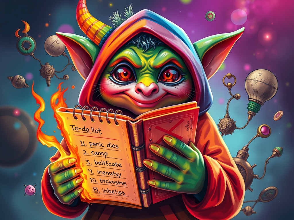 Don’t Tell Me to Make a To-Do List (Unless You Want Tears and Glitter)